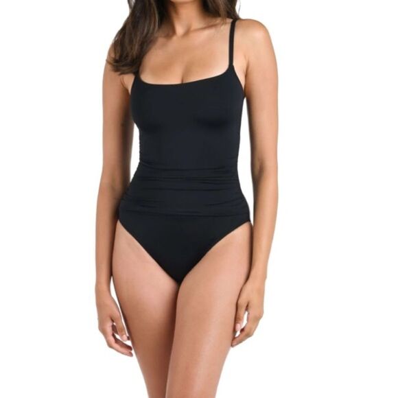 La Blanca Island Goddess Lingerie One Piece - Black, Size 8, NWT - Picture 3 of 10